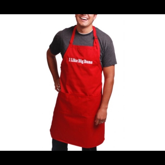 “I LIKE BIG BUNS” Men’s Grilling Apron - Picture 4 of 6